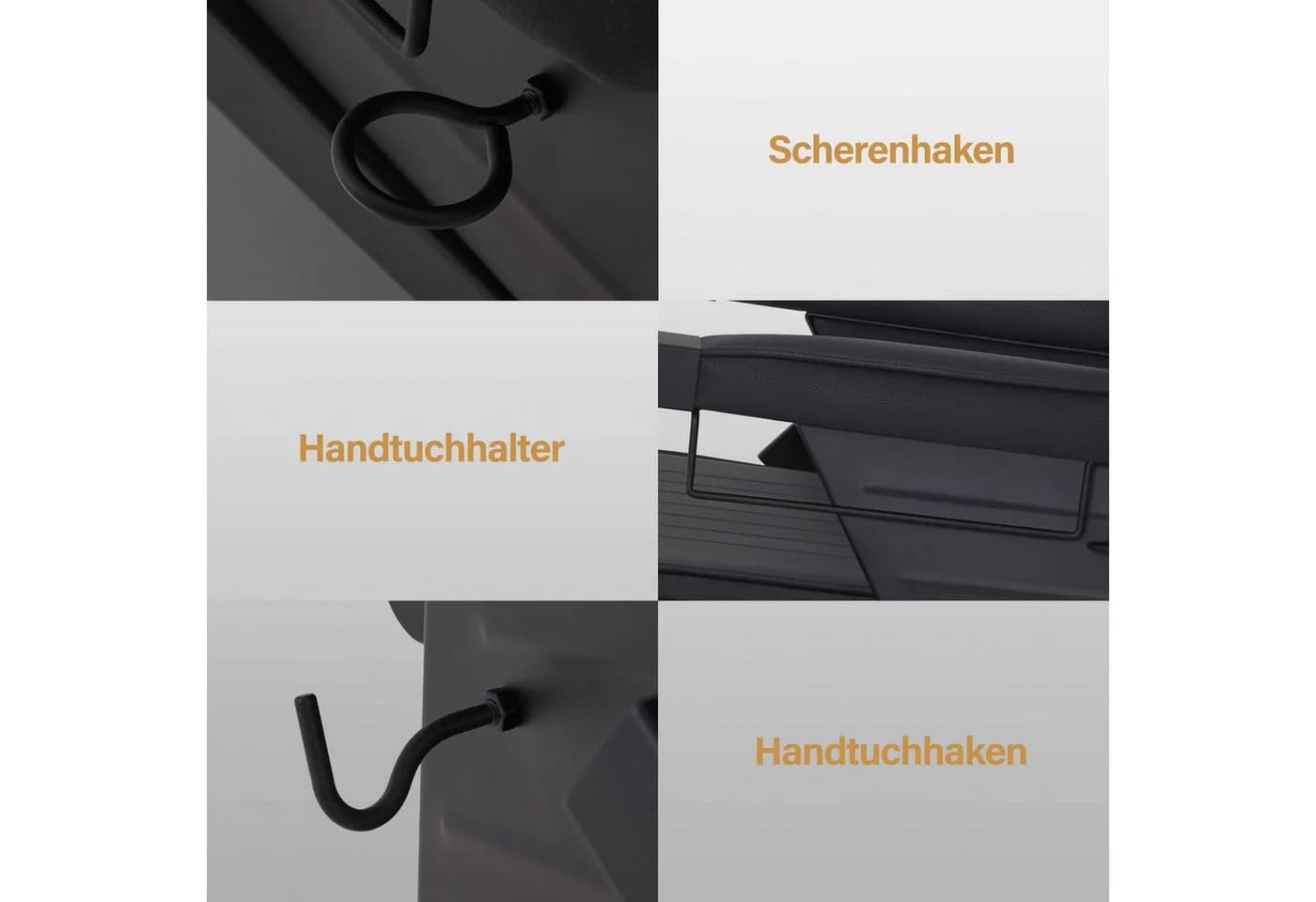 Barberpub Friseurstuhl 3823 Schwarz Drehbar Höhenverstellbar - Bild 5
