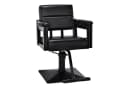 Barberpub Friseurstuhl 2058 Schwarz mit Hydraulikpumpe Bild 2