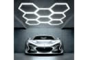 Barberpub Hexagon LED Deckenleuchte PVC Weiß 30240LM Bild 1