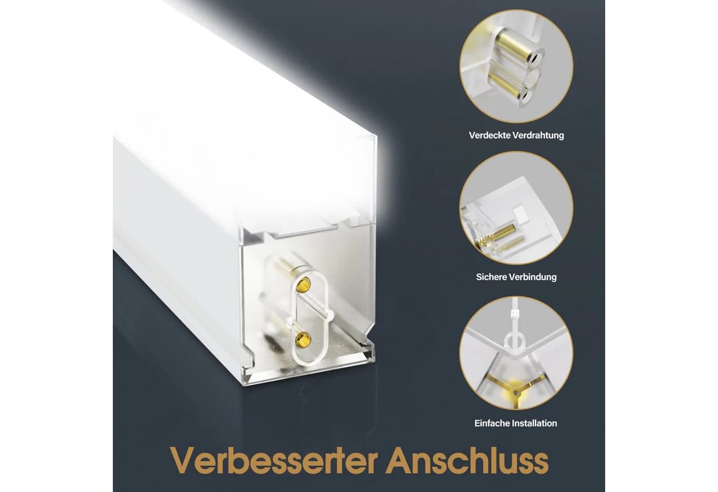 Barberpub Hexagon LED Deckenleuchte PVC Weiß 30240LM - Bild 5