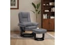 MCombo Relaxsessel 9099 Grau 360° Drehbar mit Hocker Relaxfunktion Bild 1