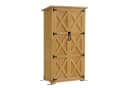 MCombo Gartenschrank Holz Wetterfest mit Asphaltdach Bild 2