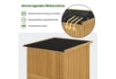 MCombo Gartenschrank Holz Wetterfest mit Asphaltdach Bild 4