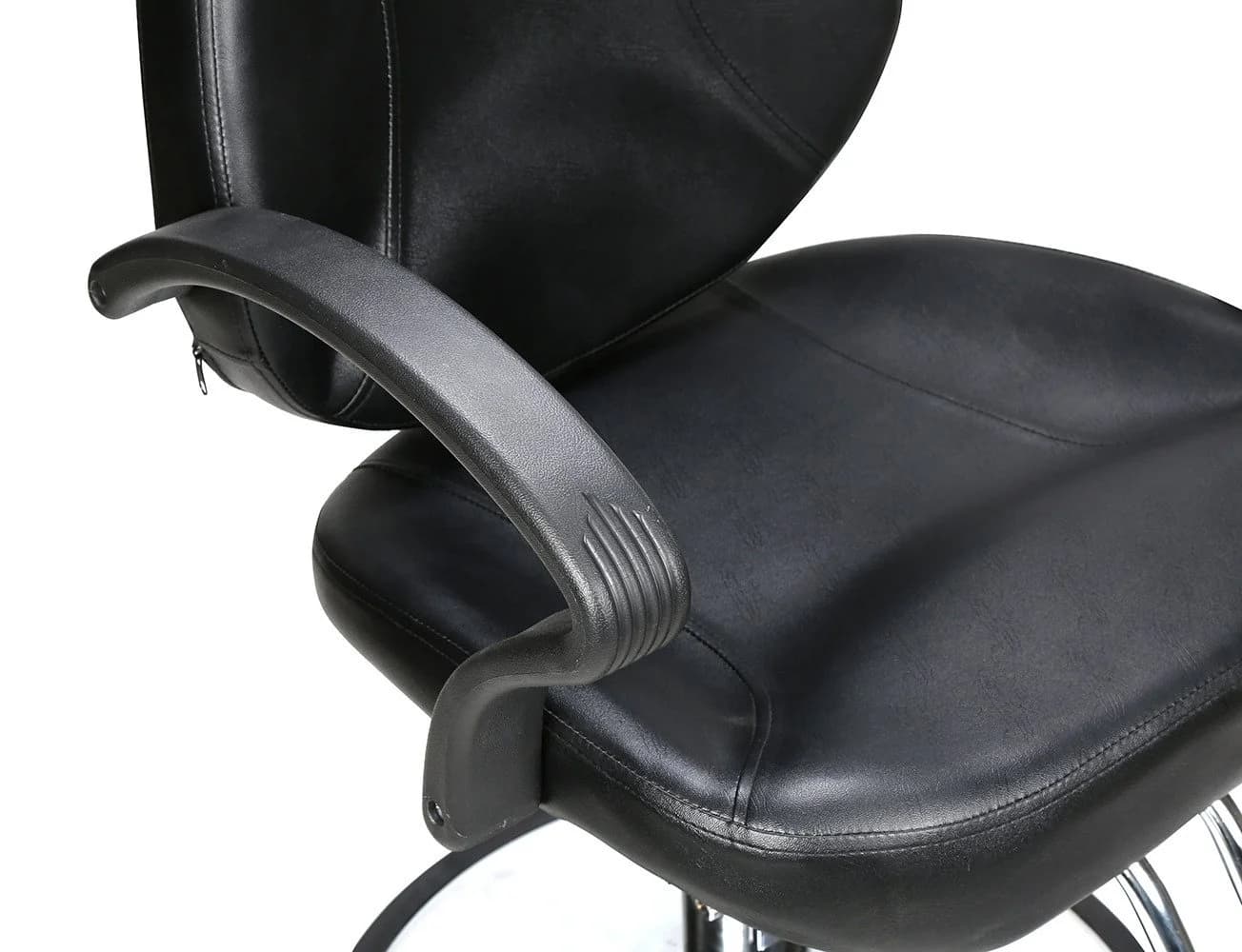 Barberpub Friseurstuhl 2057BK Höhenverstellbar Kunstleder Drehbar - Bild 4