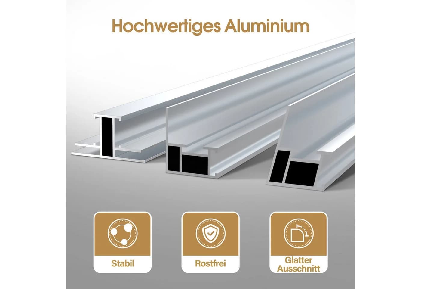 Barberpub Aluminiumrahmen für Hexagon LED Light LP003/LP004/LP005, ohne Leuchtmittel - Bild 4