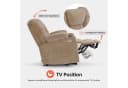 MCombo Relaxsessel 7550 Elektrische Aufstehhilfe Beige Bild 4