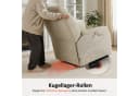 MCombo Fernsehsessel mit Aufstehhilfe, Massage & Heizung, Beige/Grau Bild 4
