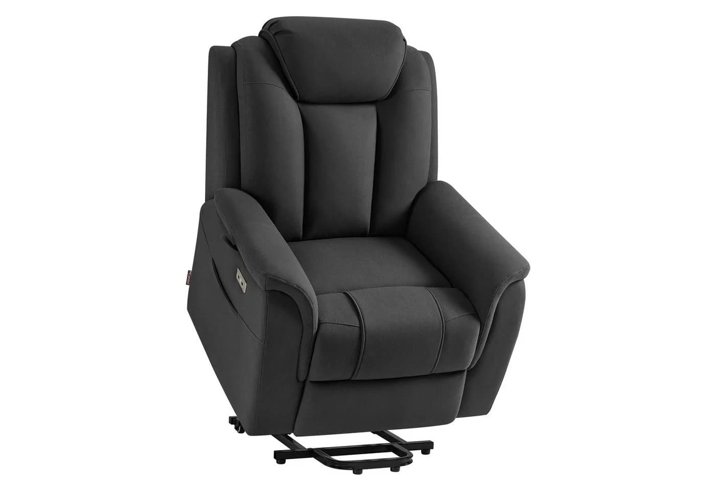 MCombo Relaxsessel mit Aufstehhilfe, Massage & Heizung, Grau/Beige - Bild 2