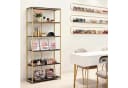Barberpub Bücherregal - Schlichtes Standregal MDF Metall Bild 1