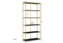 Barberpub Bücherregal - Schlichtes Standregal MDF Metall Bild 3