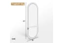 Barberpub Wandspiegel mit LED-Beleuchtung Oval Bild 3
