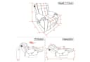 MCombo Fernsehsessel Relaxsessel mit Bluetooth & Massage Bild 1