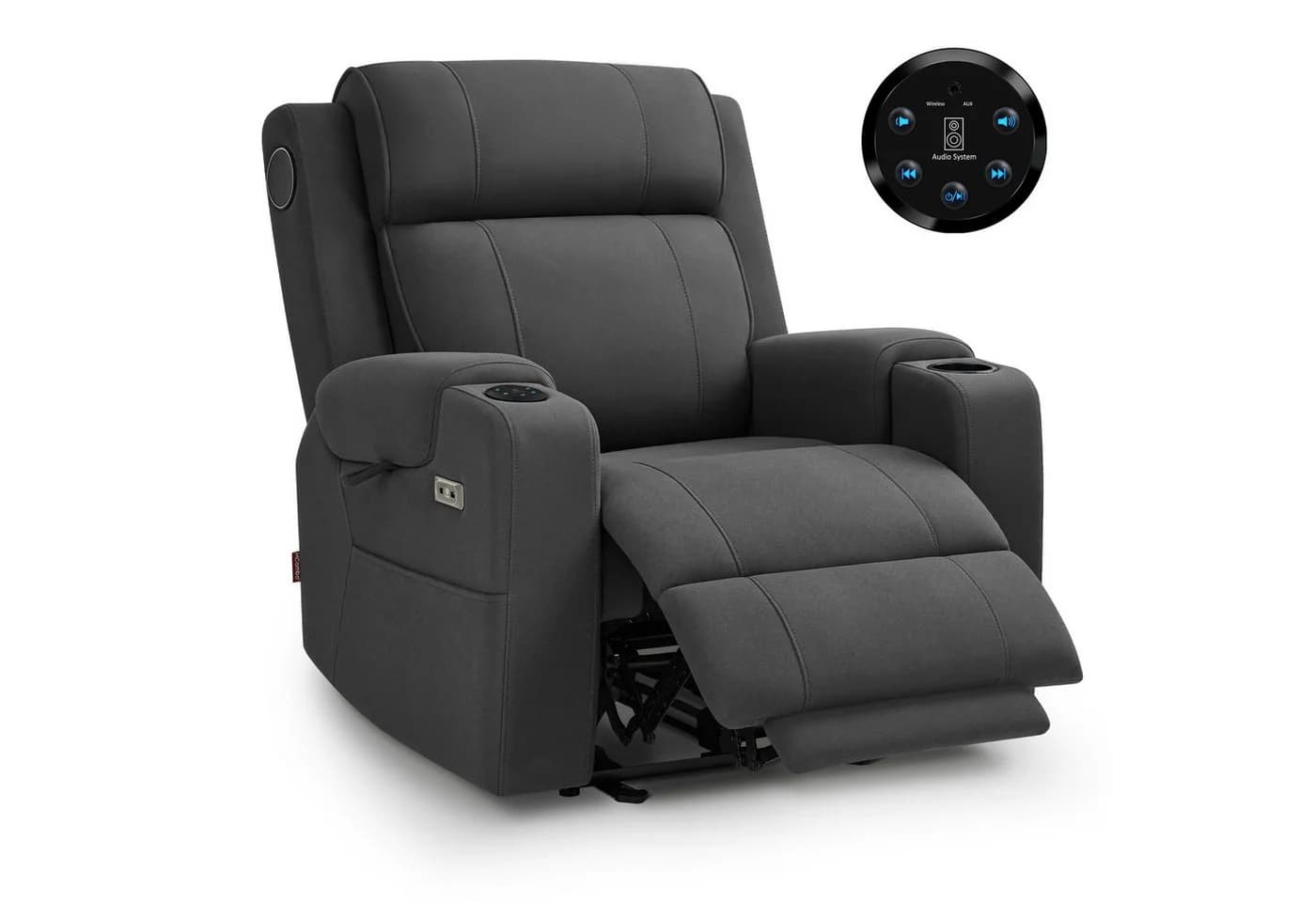 MCombo Fernsehsessel Relaxsessel mit Bluetooth & Massage - Bild 2