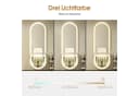 BarberPub LED Wandspiegel mit Ablage & Touch-Schalter Bild 4