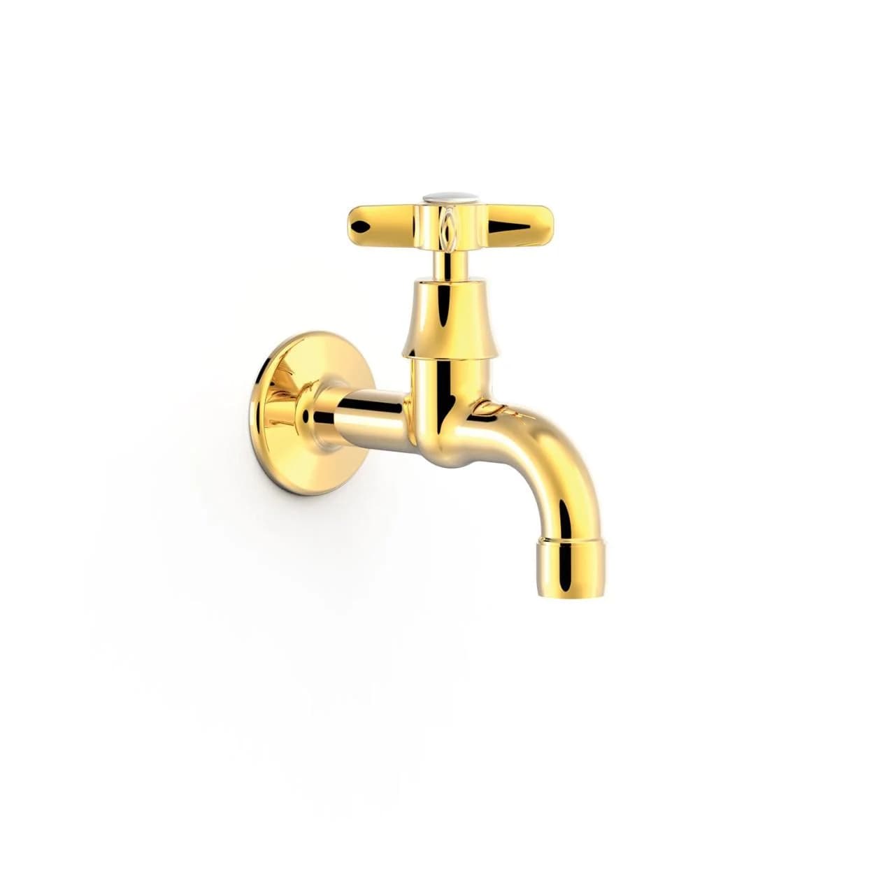 Tres Einbau-Standventil G1/2 24K Gold Tres Clasic