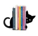 Balvi Buchstütze Hidden Cat Schwarz Metall - Stilvolle Katze für Bücherregal Bild 2