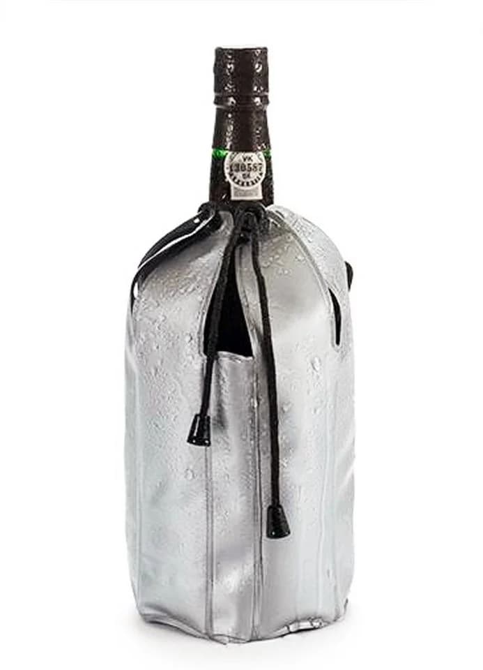 Arte Regal Wein- und Sektkühler Grau mit Kordel - Bild 2