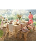 HEINE HOME Kissenhülle Rosa Sommer Schriftzug Baumwolle Bild 1