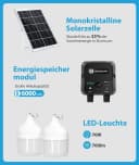 Aigostar LED Solarleuchte Außen 11m Kabel mit Fernbedienung Bild 3