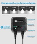 Aigostar LED Solarleuchte Außen 11m Kabel mit Fernbedienung Bild 4