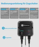 Aigostar LED Solarleuchte Außenbereich 11m Kabel mit Fernbedienung Bild 4