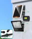 Aigostar Solar LED Flutlichtstrahler IP66 mit 5m Kabel Bild 5