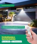 Aigostar Solar LED Flutlichtstrahler IP66 mit Fernbedienung Bild 4