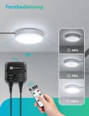 Aigostar LED Solarleuchte Außen Decke Wand IP65 Fernbedienung 8m Kabel Bild 1