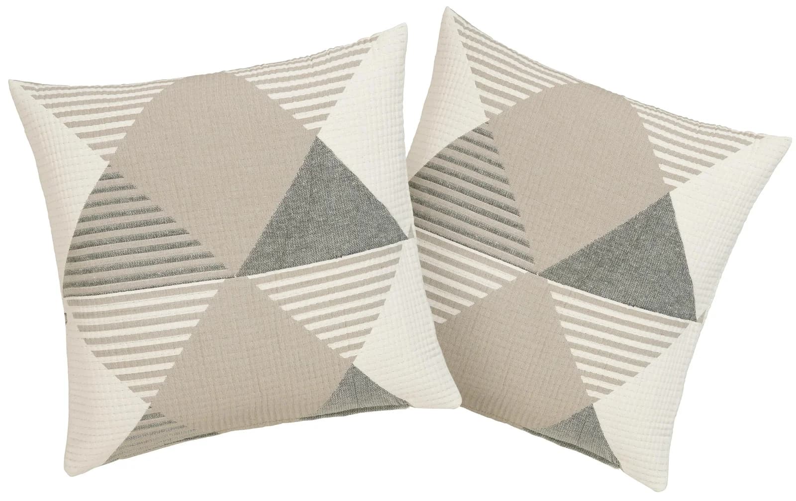 OTTO HOME Kissenhülle Maris Beige Kariert Baumwolle Polyester - Bild 3