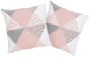 OTTO HOME Maris Kissenhülle Rosa Kariert 50x50cm Baumwolle Polyester Bild 2