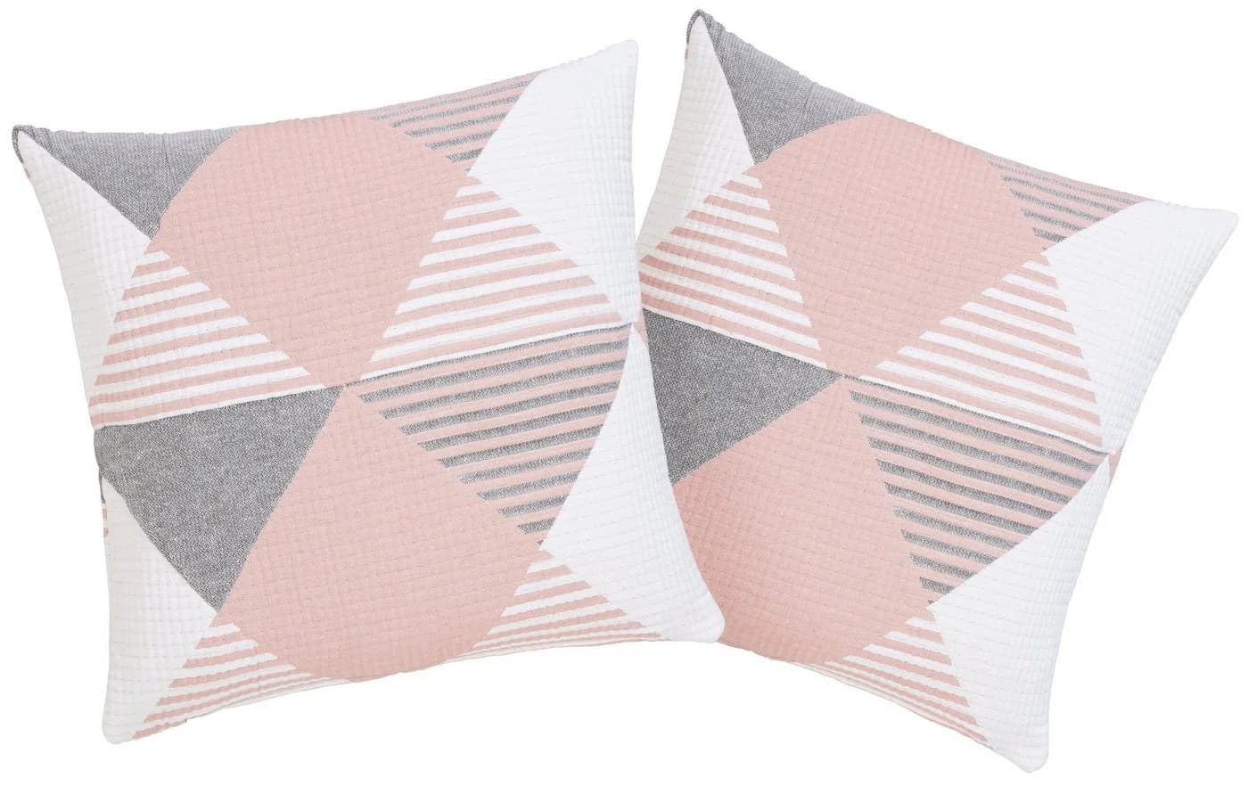 OTTO HOME Maris Kissenhülle Rosa Kariert 50x50cm Baumwolle Polyester - Bild 2