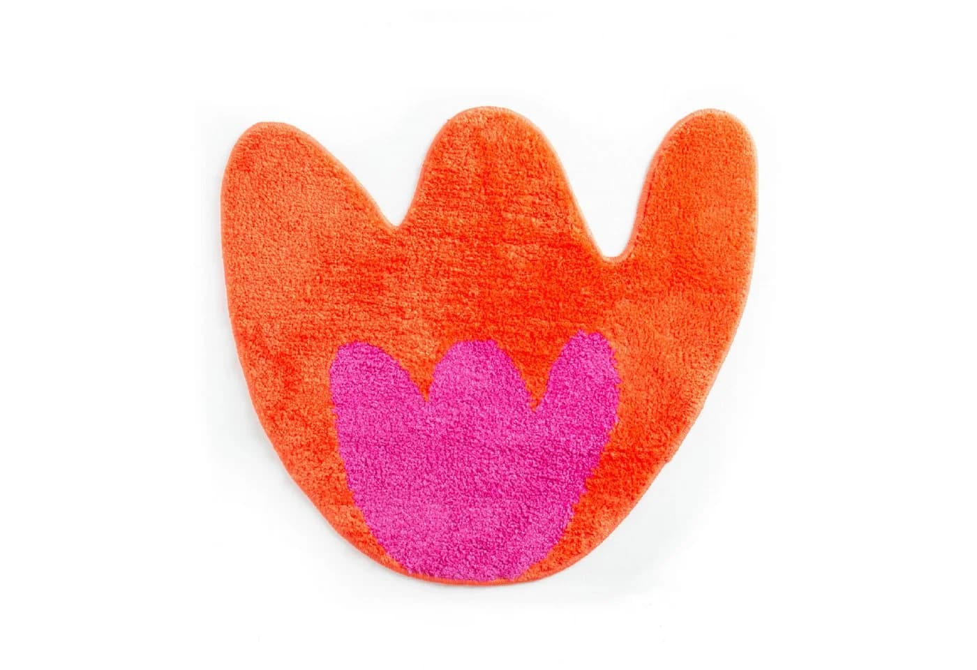Helio Ferretti Badematte Tulpe Pink/Orange Rutschhemmend