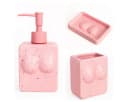 Helio Ferretti Zahnbürstenhalter Tits Rosa Keramik Bild 4