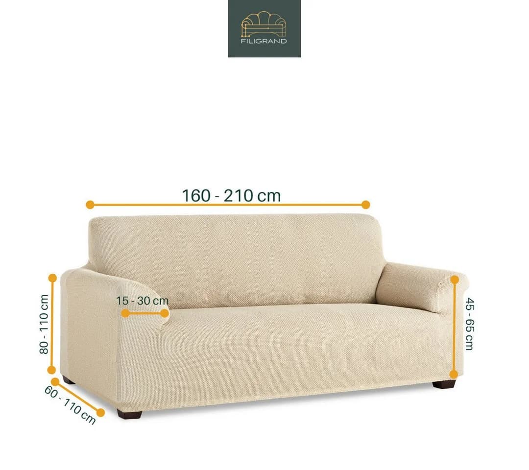 Belmarti Elastischer Sofahusse Grün Baumwollmix