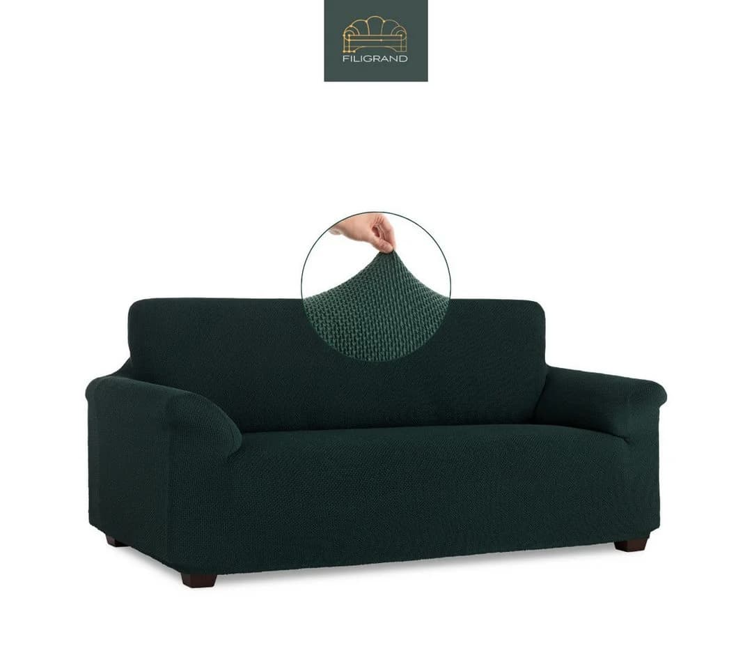 Belmarti Elastischer Sofahusse Grün Baumwollmix - Bild 2