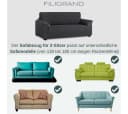 Belmarti Elastischer Sofahusse Dunkelrot Baumwollmix Bild 5