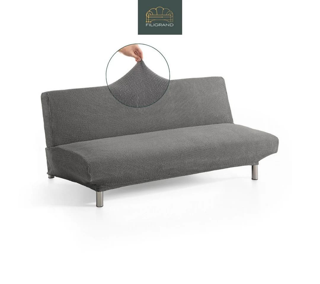 Belmarti Elastischer Sofahusse Grau Baumwollmix - Bild 2