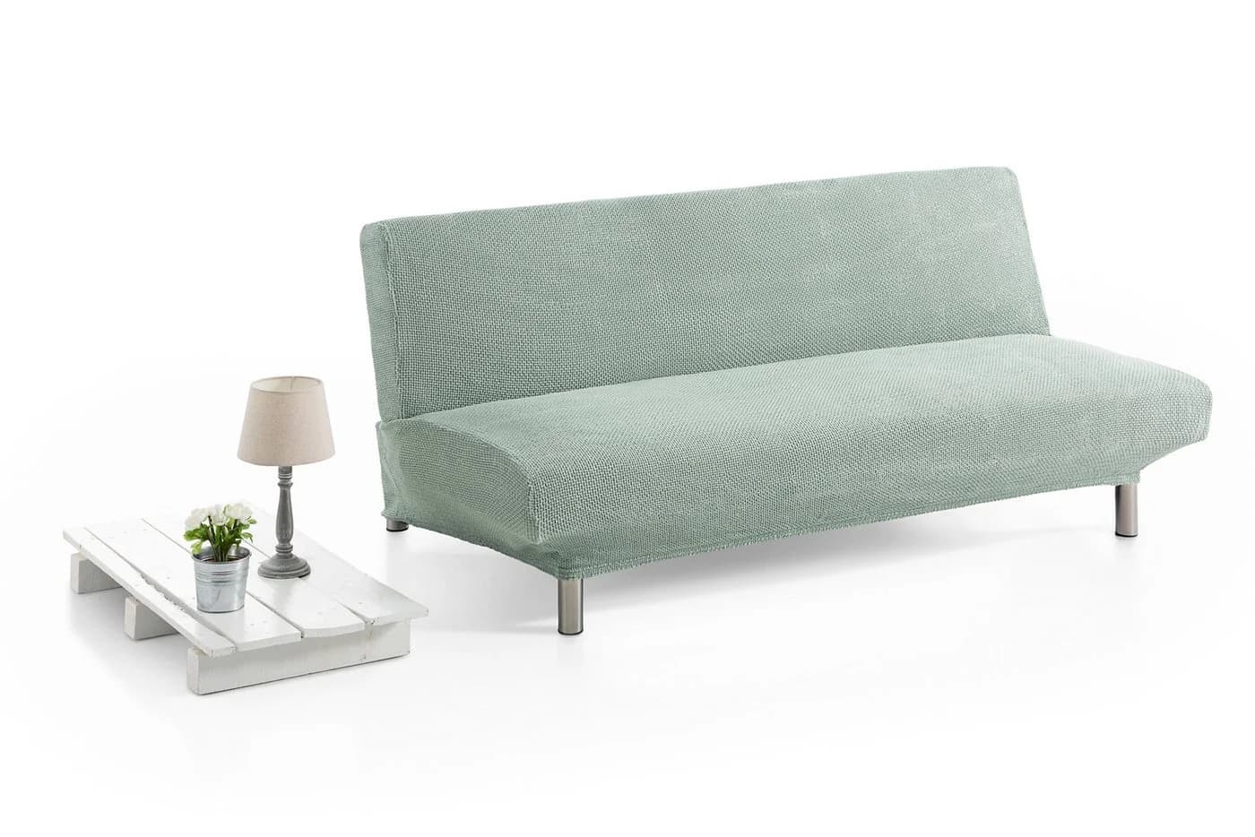 Belmarti Elastischer Sofahusse Grau Baumwollmix - Bild 5