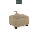 Belmarti Hockerbezug Beige Spanische Handarbeit Baumwollmix Bild 2