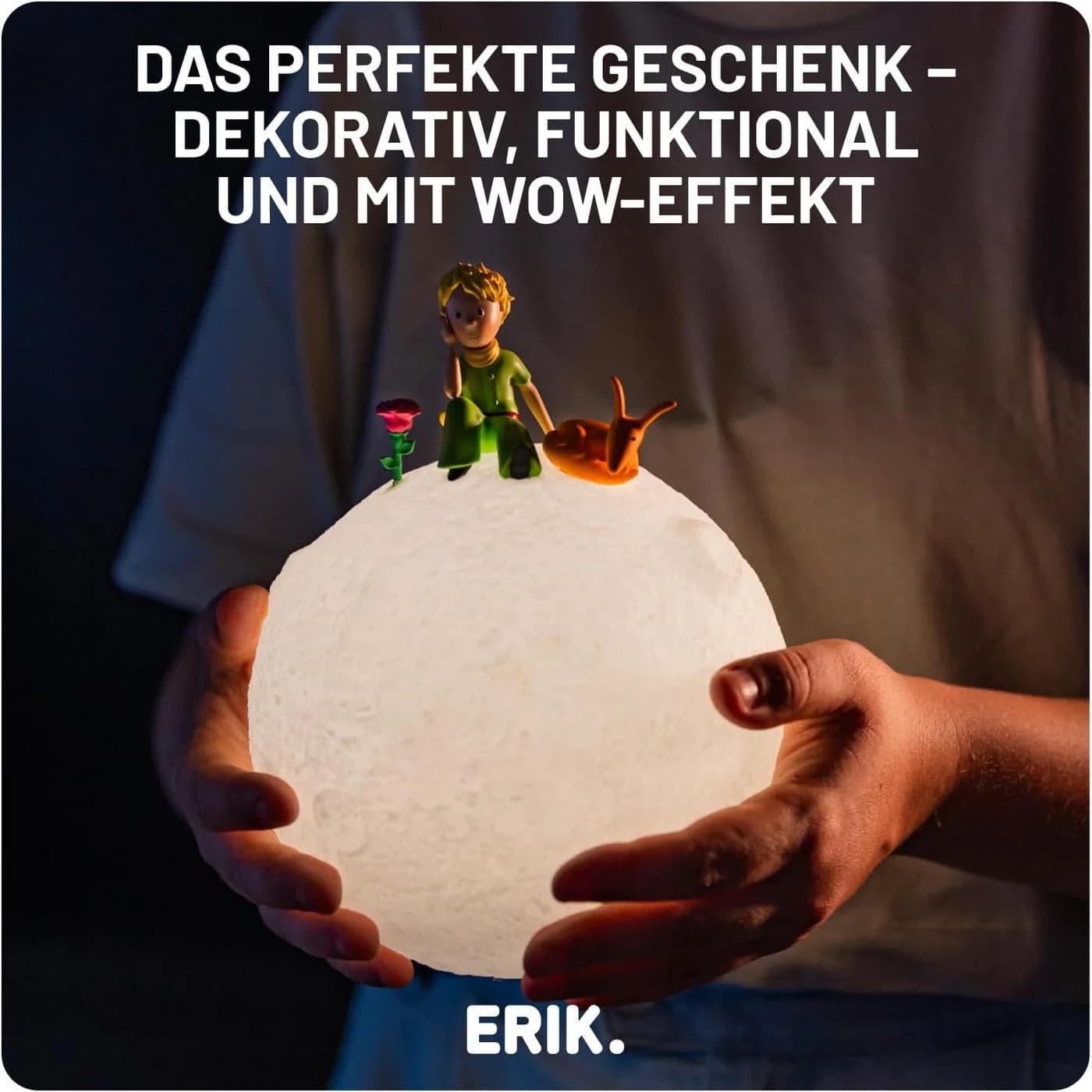 Grupo Erik LED Dekolicht Der kleine Prinz 3D Nachtlicht Weiß - Bild 3