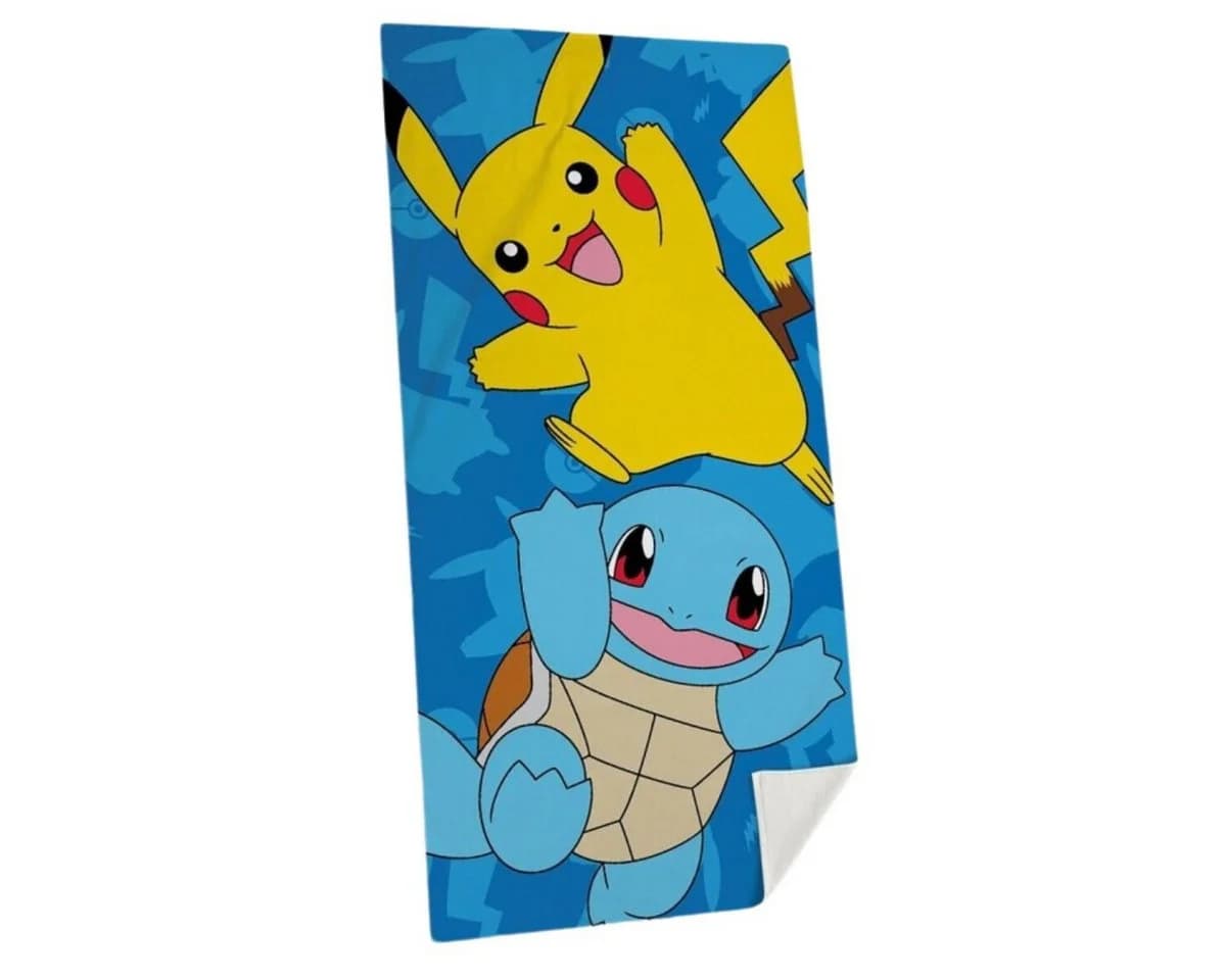 POKÉMON Kinderhandtuch Strandtuch Poolhandtuch 70x140cm 100% Baumwolle