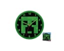 Minecraft Wanduhr 25cm Pixel-Design Grün Bild 1