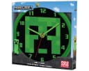 Minecraft Wanduhr 25cm Pixel-Design Grün Bild 2