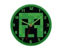 Minecraft Wanduhr 25cm Pixel-Design Grün Bild 3