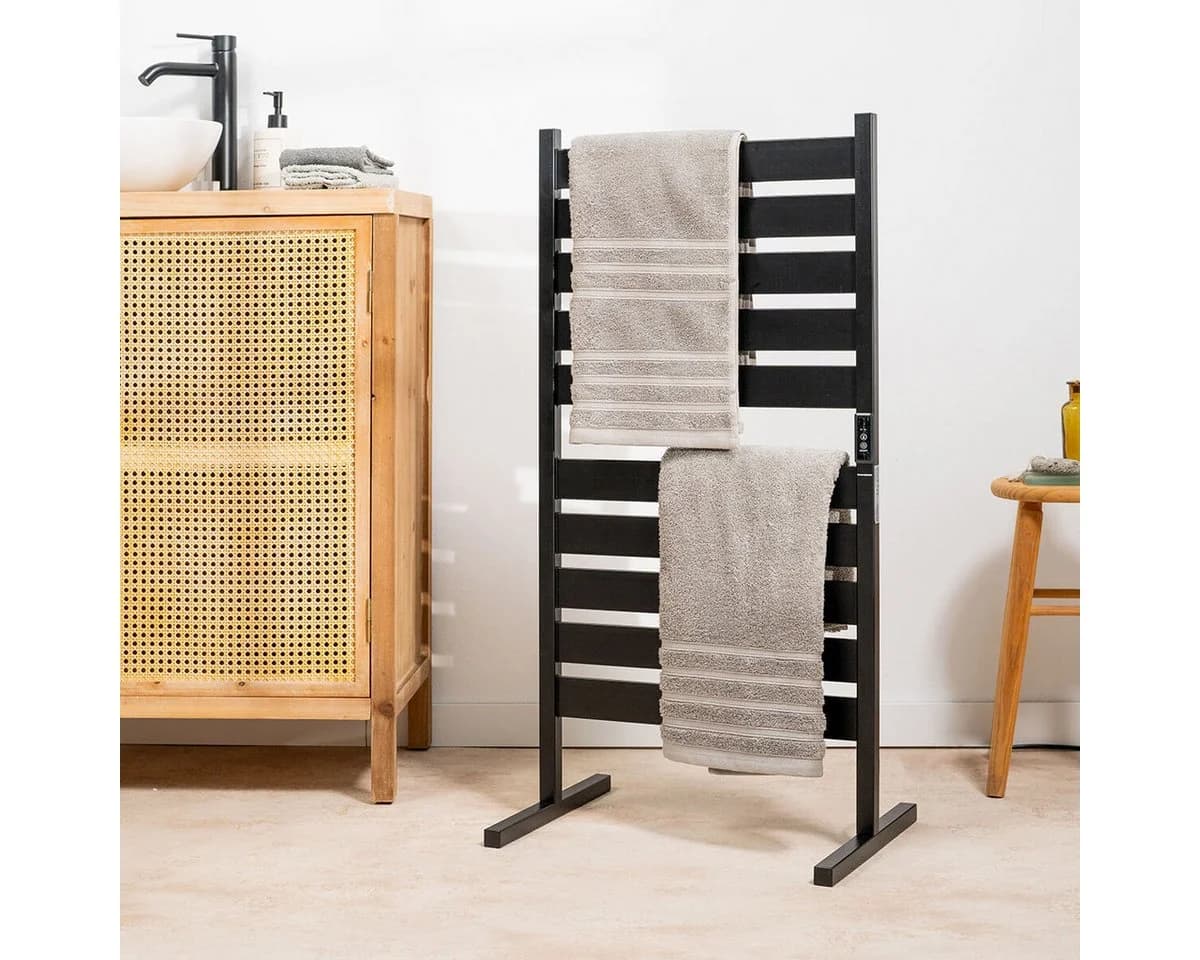 InnovaGoods Elektrischer Handtuchwärmer Towarall 10 Stangen Schwarz - Bild 3