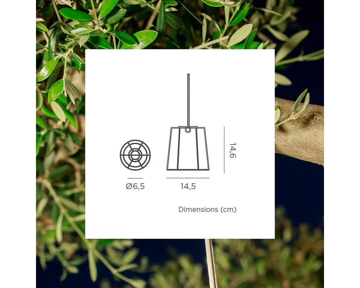 NEWGARDEN LED Gartenleuchte AKKU Hängeleuchte MINI CONTA HANG Grün - Bild 3