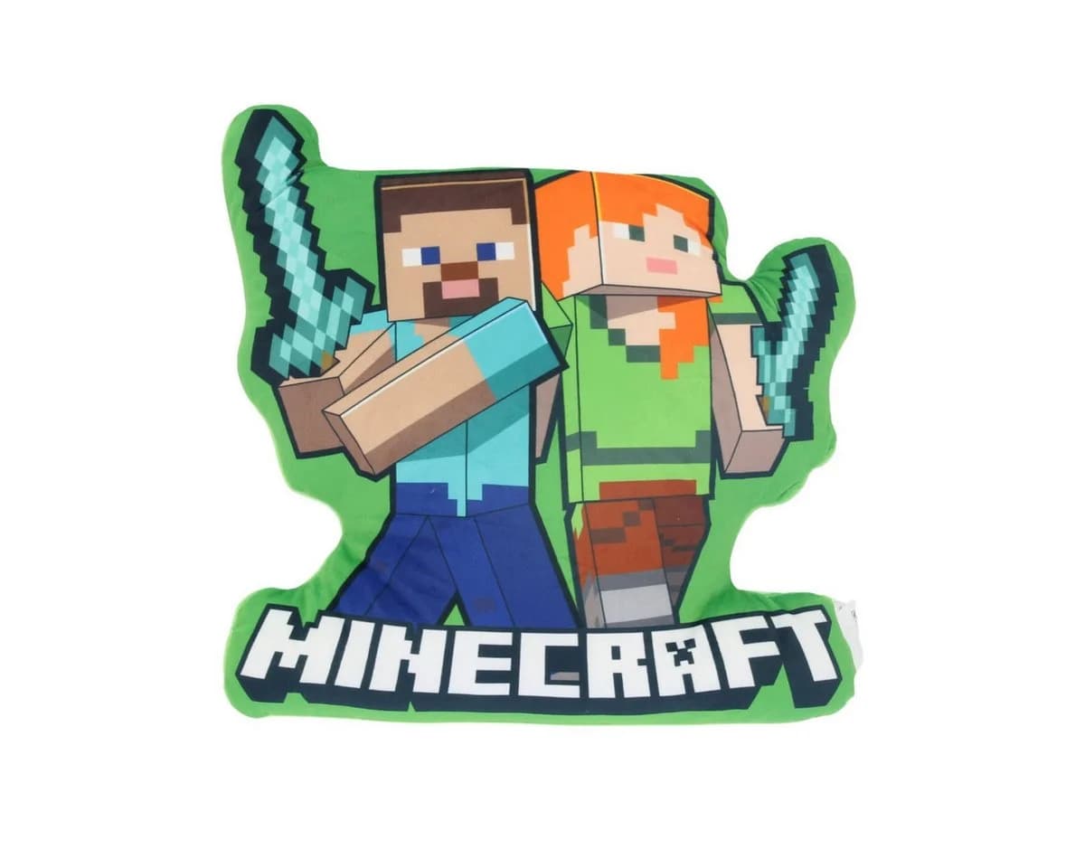 Minecraft Dekokissen 3D Grün 40 cm Kuschelkissen - Bild 2