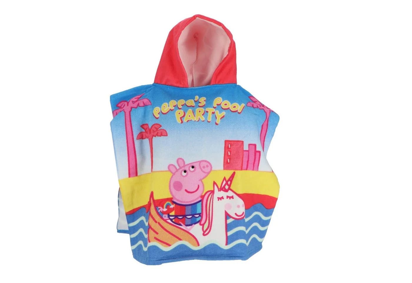 Peppa Pig Badeponcho für Kinder Schnell Trocknend Bunt