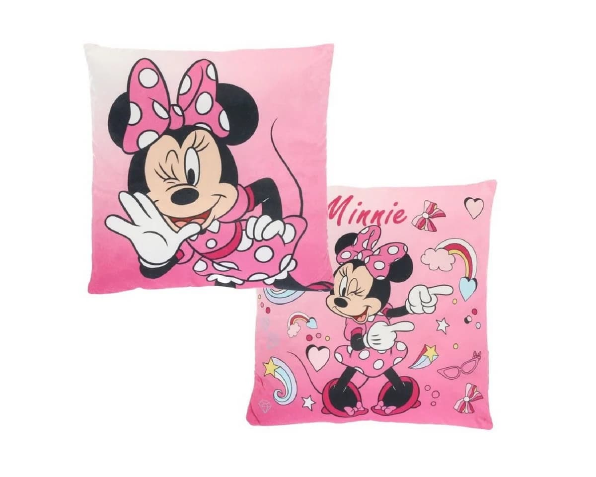 Disney Minnie Mouse Dekokissen Rosa 38x38 cm Kinderzimmer - Bild 2