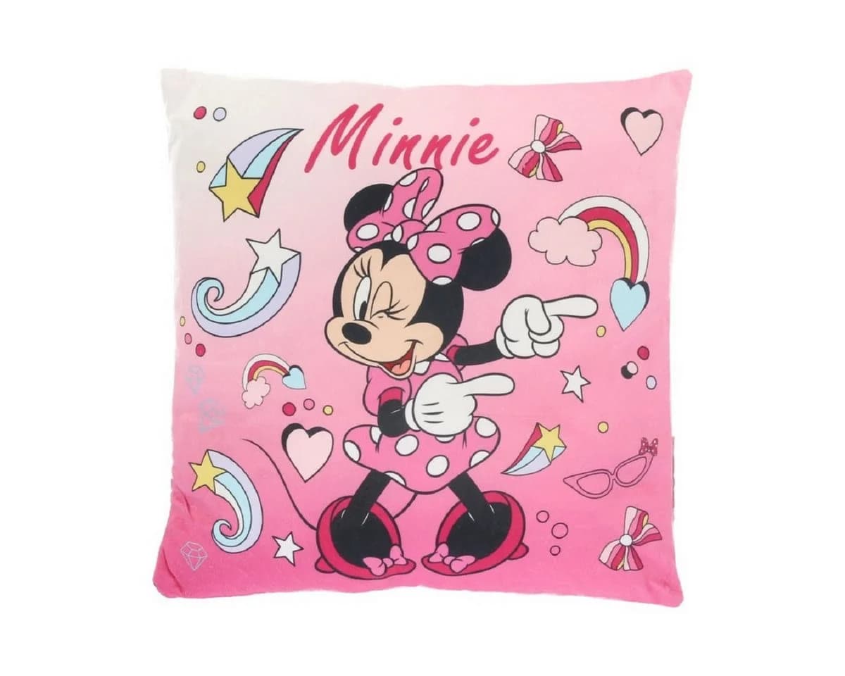 Disney Minnie Mouse Dekokissen Rosa 38x38 cm Kinderzimmer - Bild 3